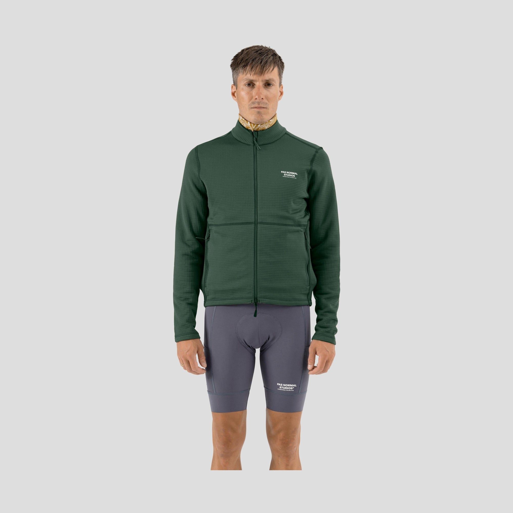 Pas Normal Studios - Escapism Performance Fleece Zip Men - Petroleum