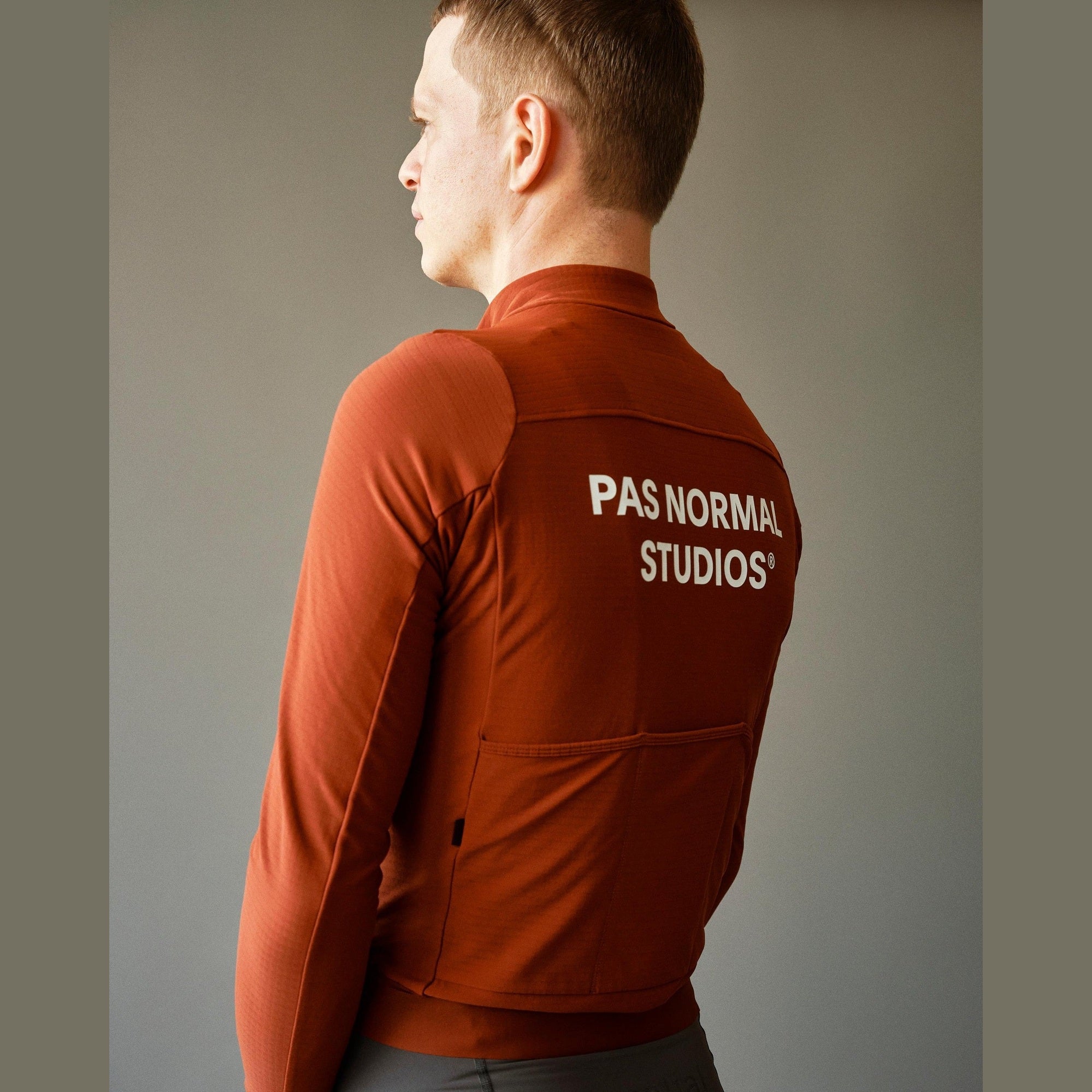 Pas Normal Studios - Essential Long Sleeve Jersey Men - Brick