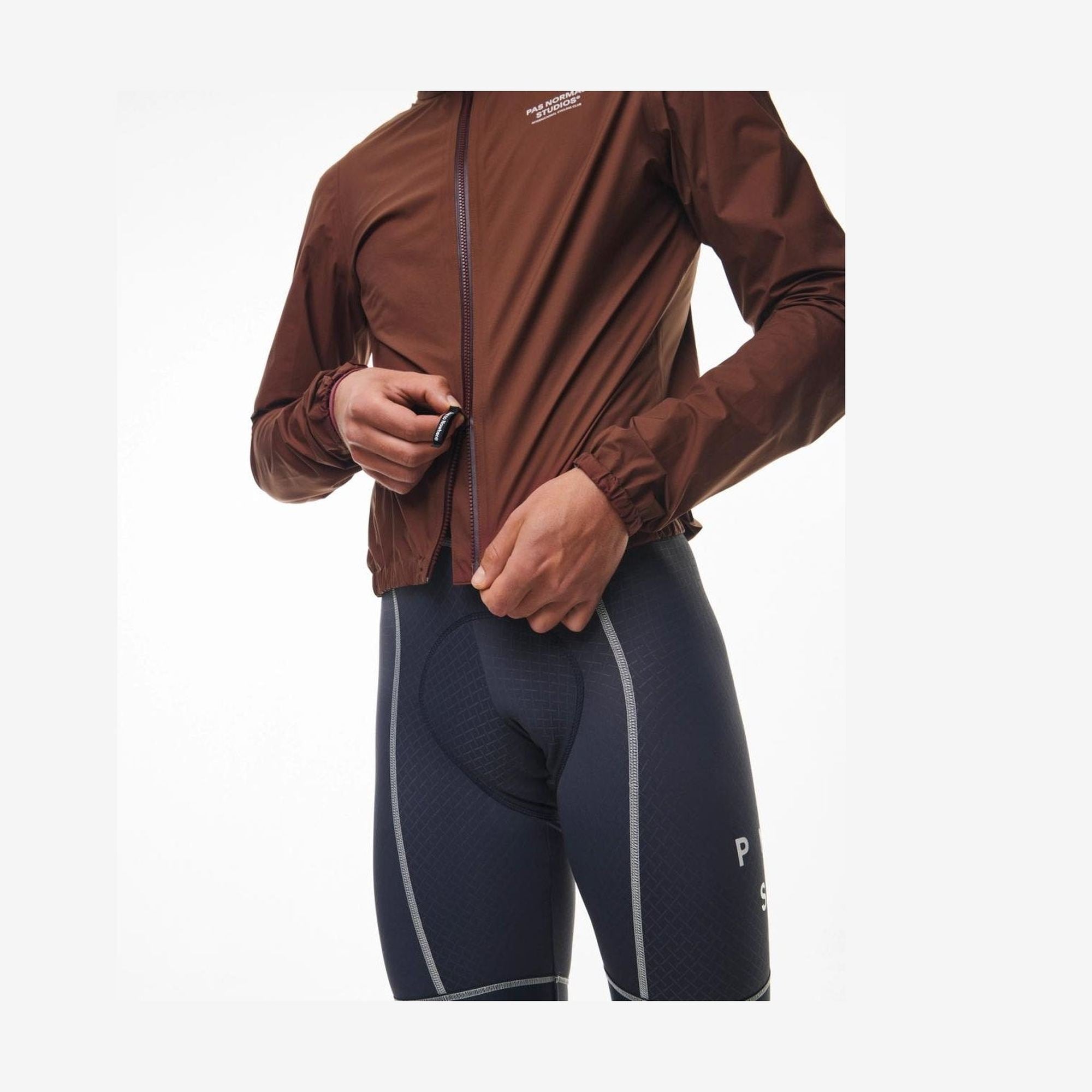 Pas Normal Studios - Mechanism Pertex Rain Jacket - Dark Brown