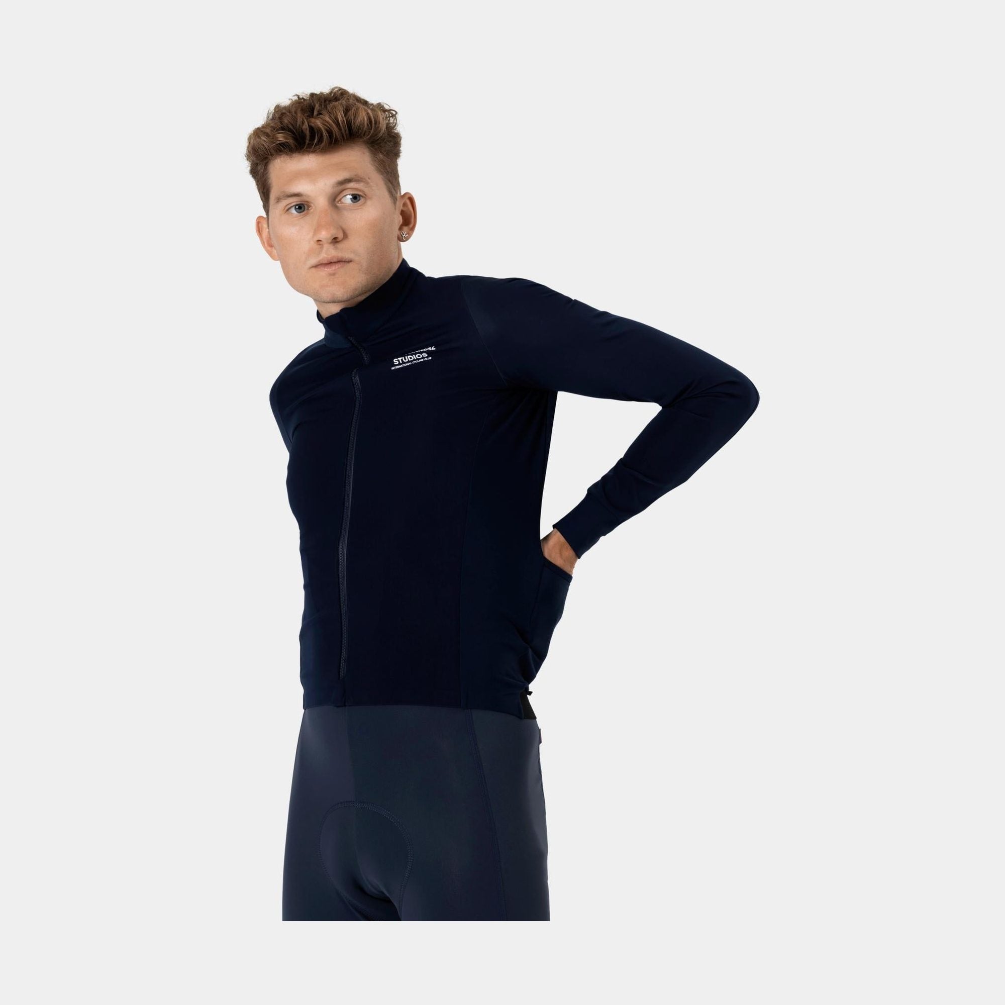 Pas Normal Studios - Mechanism Thermal Long Sleeve Jersey - Navy