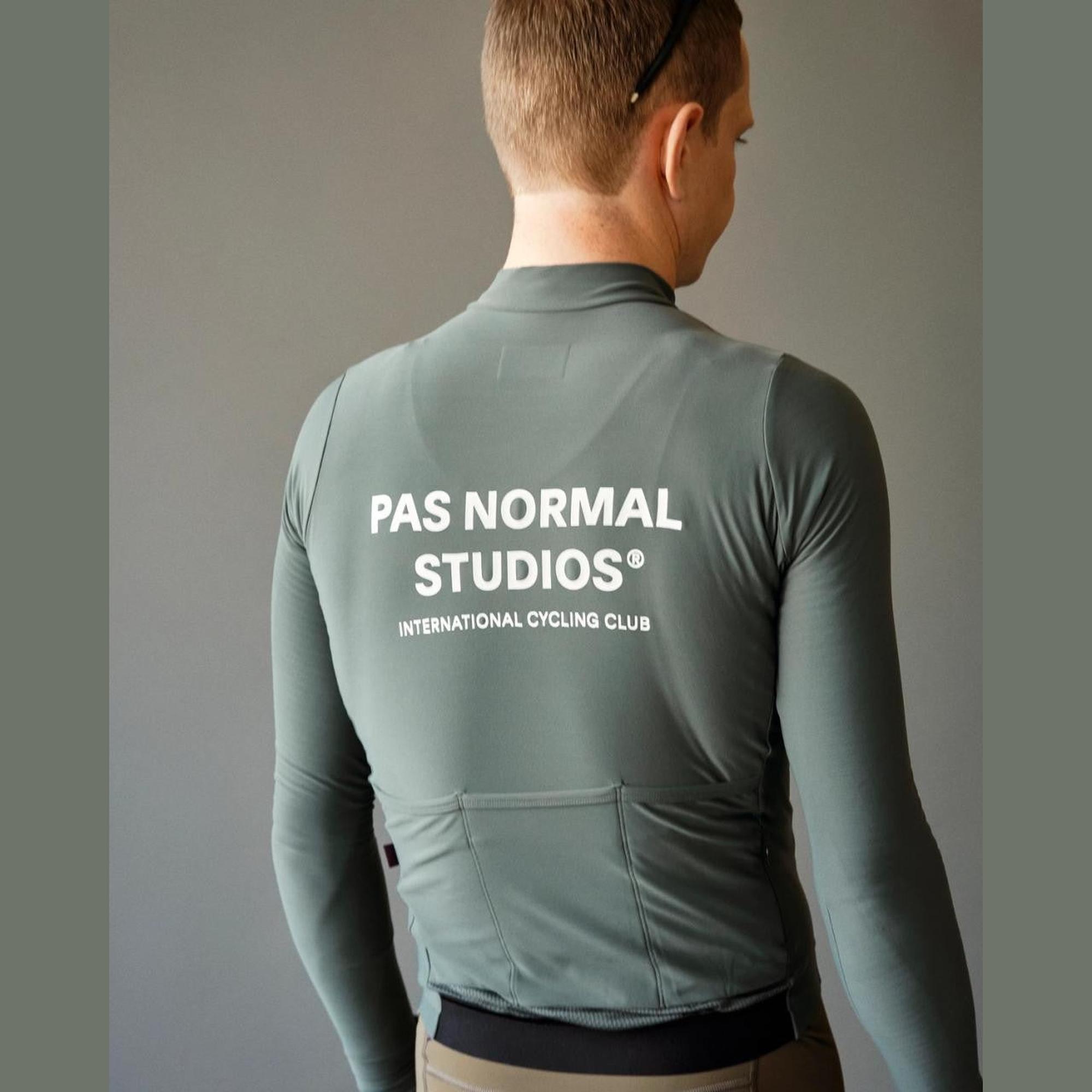 Pas Normal Studios - Men's Mechanism Long Sleeve Jersey - Dark Moss