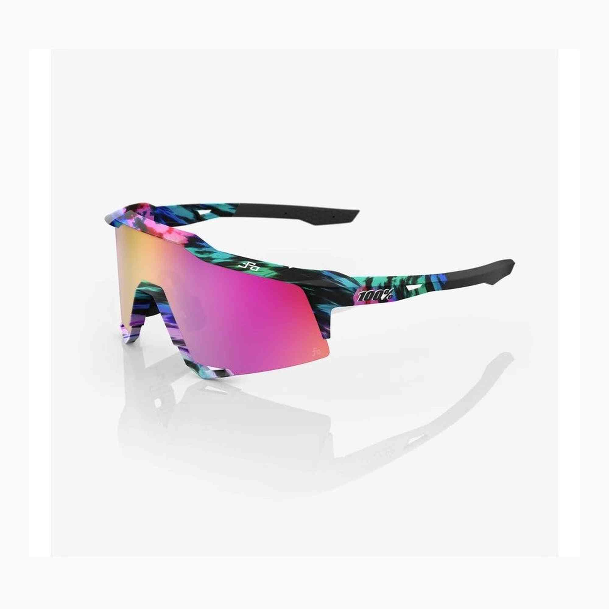 100% - S3 Peter Sagan LE Soft Tact Tie Dye - Purple Multilayer Mirror Lens
