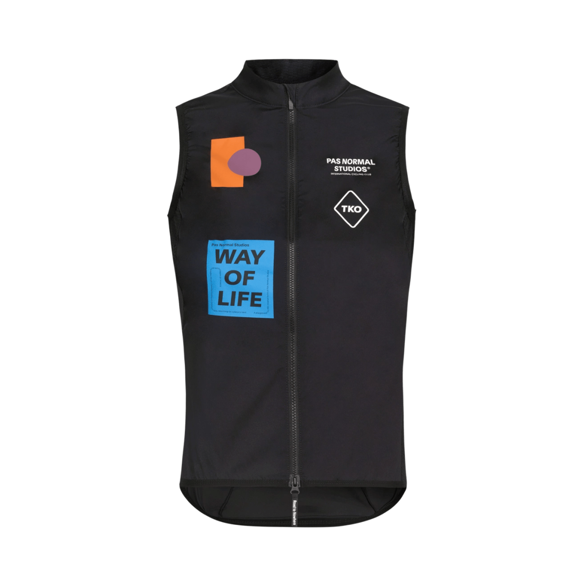 Pas Normal Studios - T.K.O. Mechanism Stow Away Gilet - Black