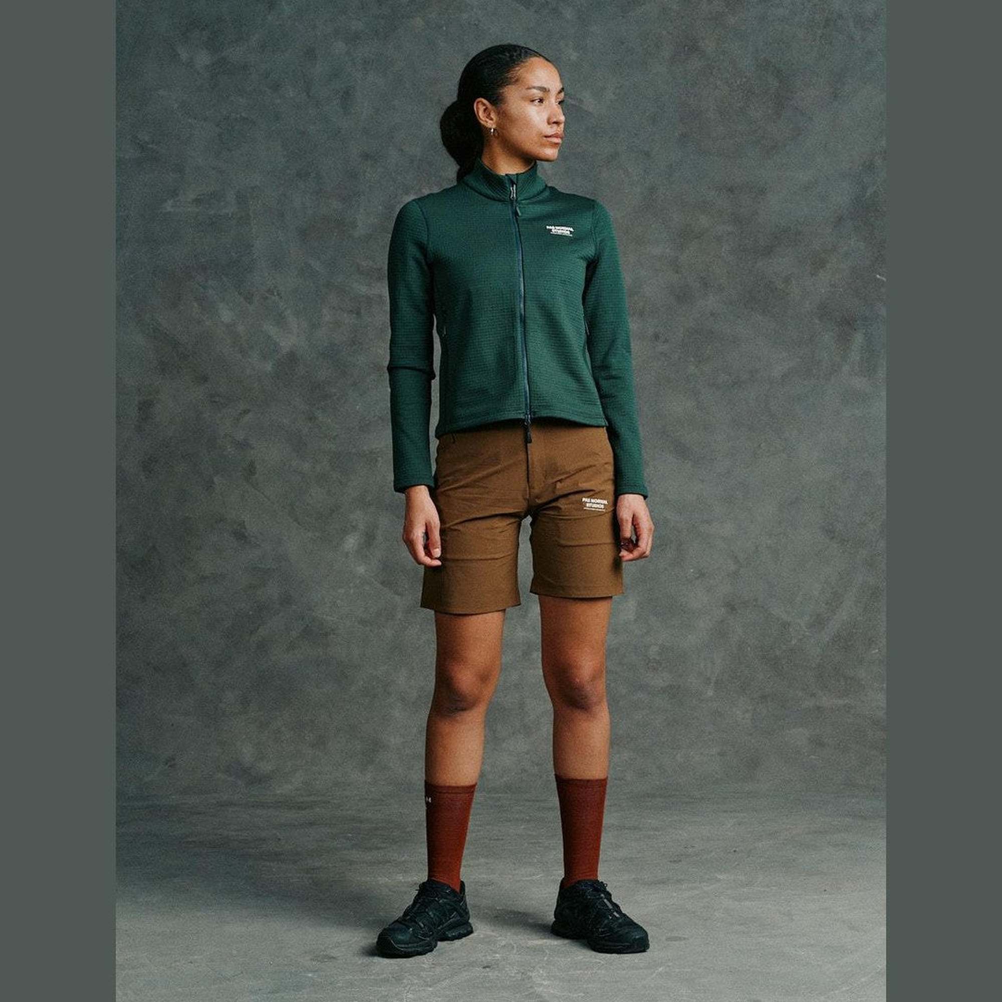 Pas Normal Studios - Women's Escapism Performance Fleece Zip - Petroleum