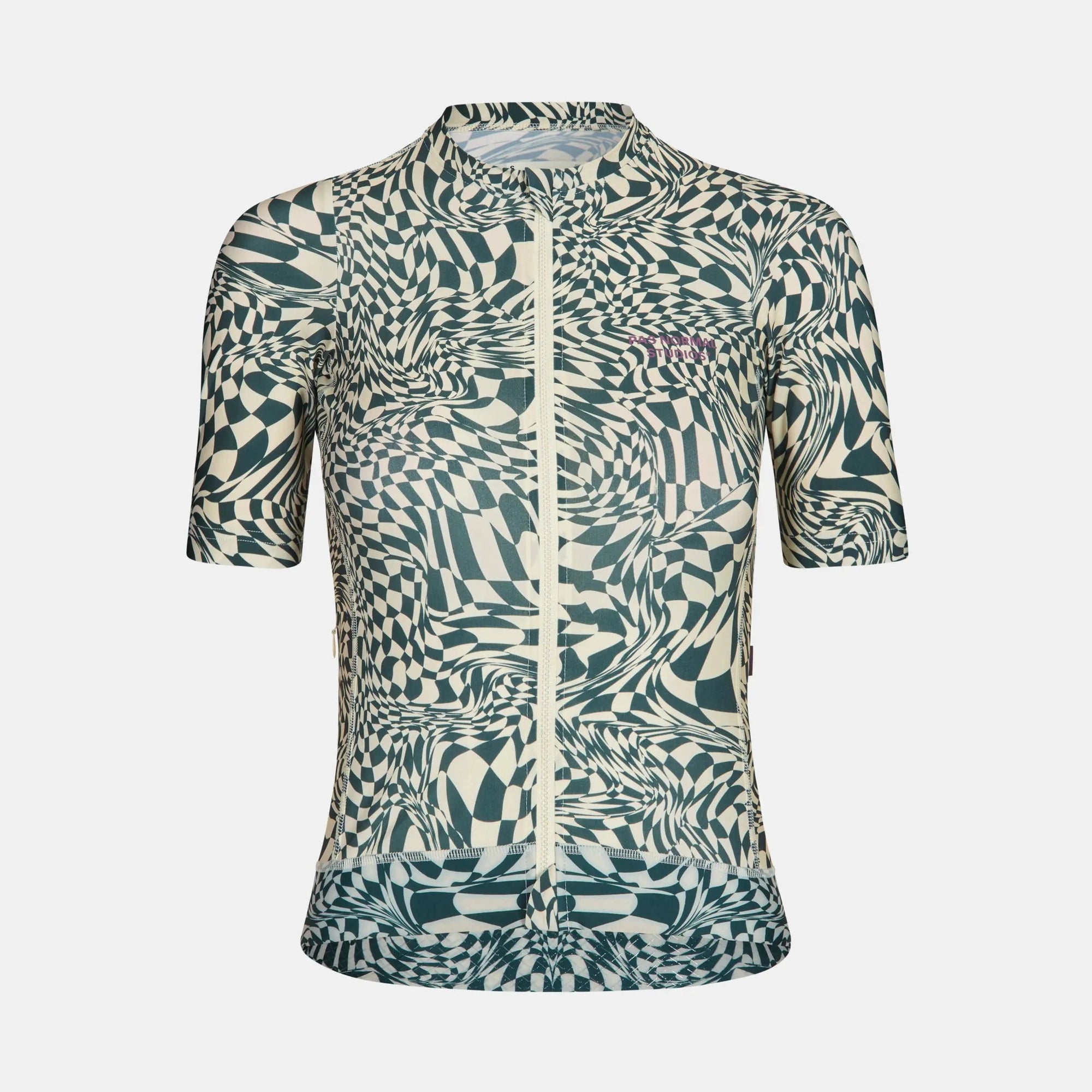 Pas Normal Studios - Women's Essential Jersey - Check Petroleum