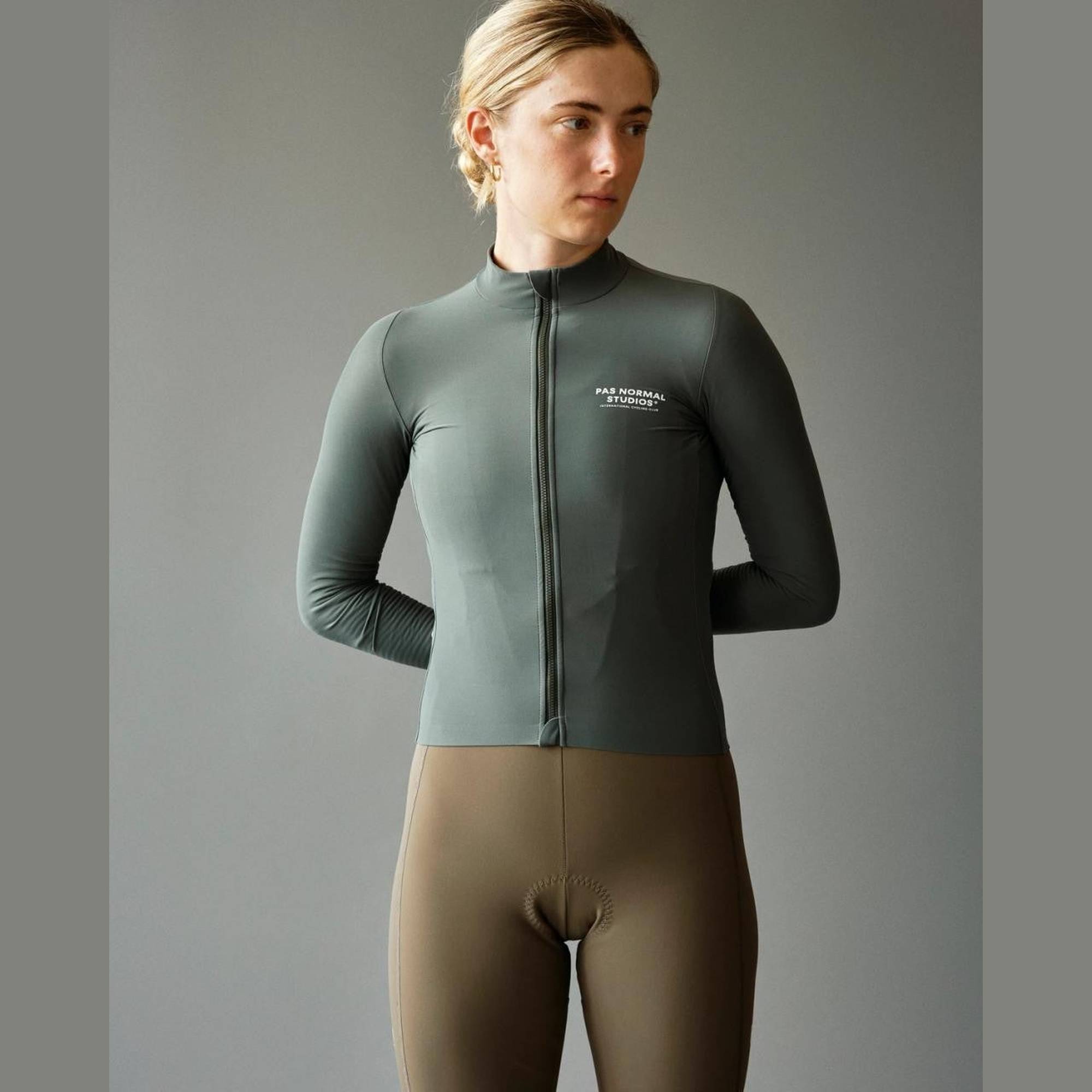 Pas Normal Studios - Women's Mechanism Long Sleeve Jersey - Dark Moss
