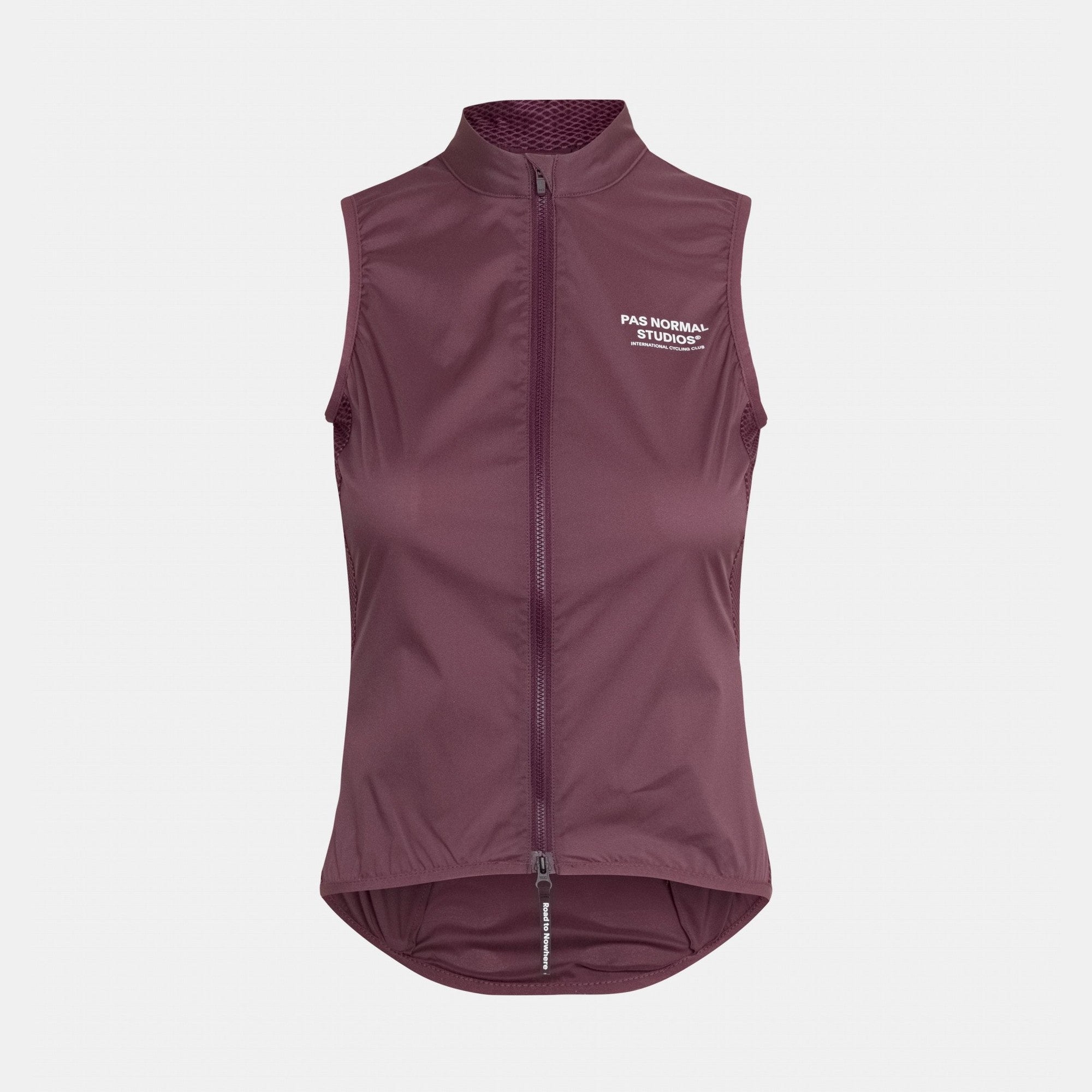 Pas Normal Studios - Women's Mechanism Stow Away Gilet - Light Burgundy