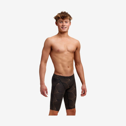 Funky Trunks - Boys Training Jammers - Gold Weaver