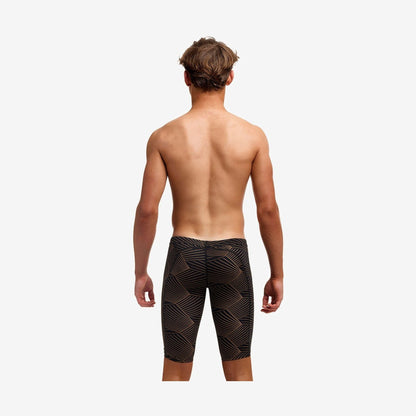 Funky Trunks - Boys Training Jammers - Gold Weaver