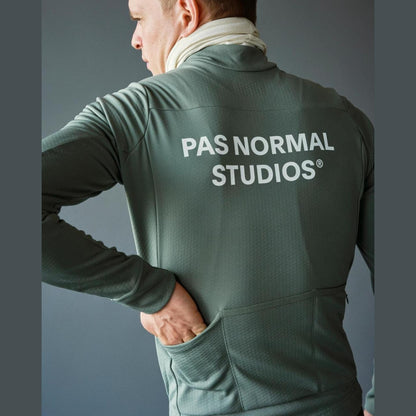 Pas Normal Studios - Essential Thermal Long Sleeve Jersey Men - Dark Celeste