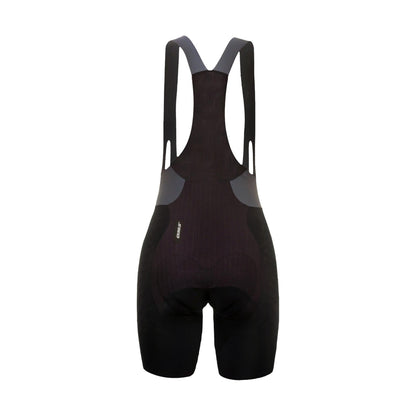 Q36.5 - Lady Bibshort Grid Skin Dames - Black