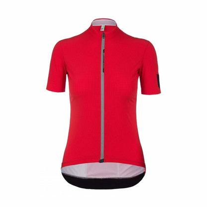 Q36.5 - Lady Jersey Short Sleeve L1 Pinstripe Pro Dames - Rubino