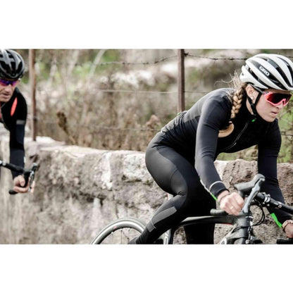 Q36.5 - Long Salopette L1 with insert Dames - Black