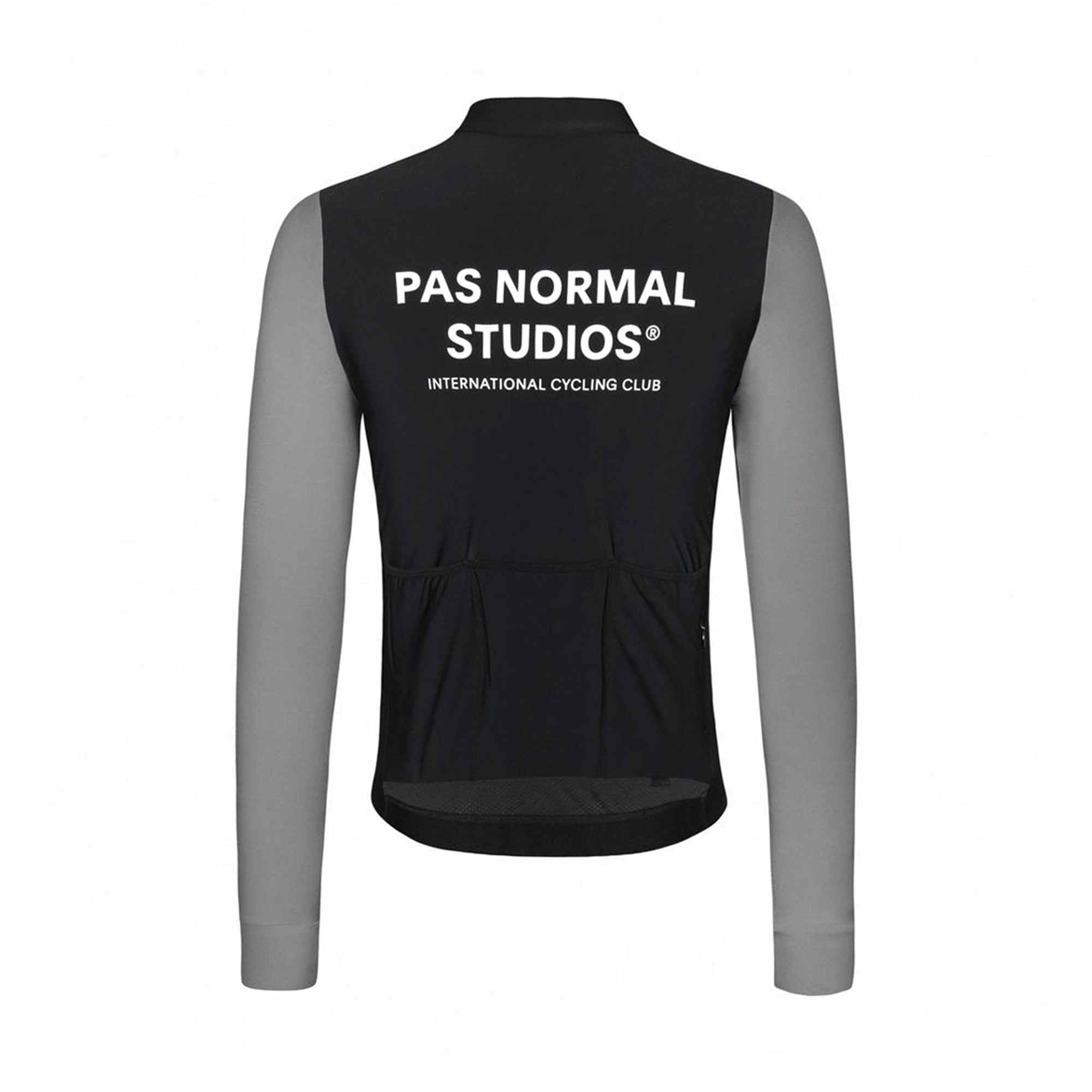 Pas Normal Studios - Mechanism Long Sleeve Jersey - Black Medium Grey