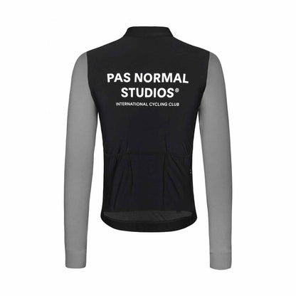 Pas Normal Studios - Mechanism Long Sleeve Jersey - Black Medium Grey
