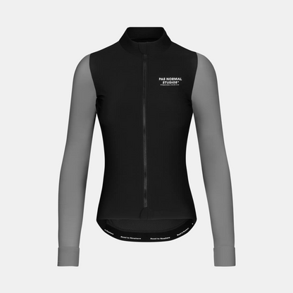 Pas Normal Studios - Mechanism Long Sleeve Jersey - Black Medium Grey