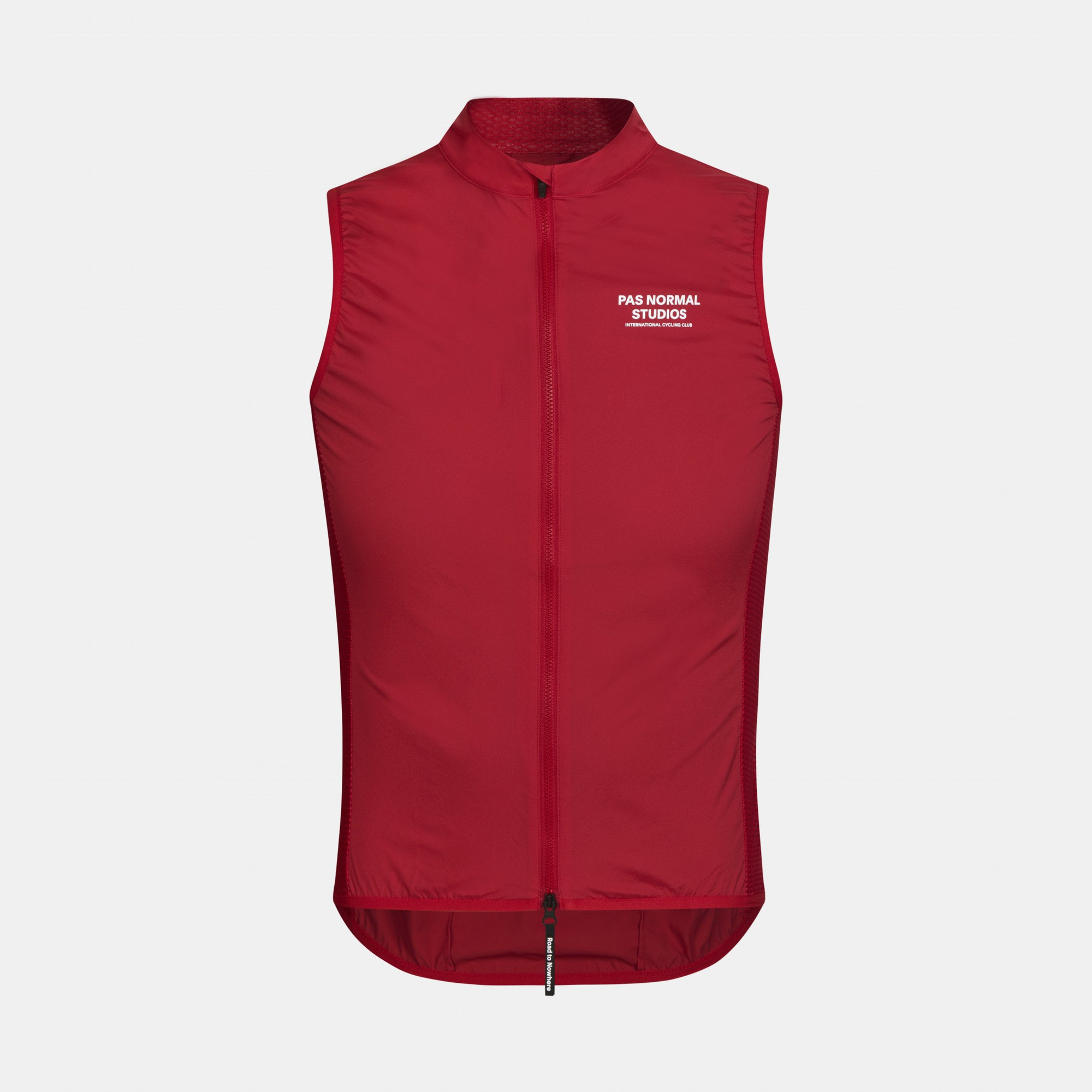 Pas Normal Studios - Mechanism Stow Away Gilet - Deep Red