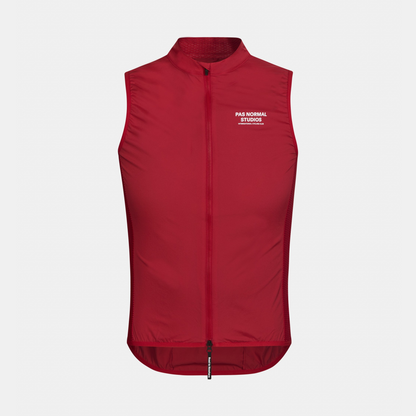 Pas Normal Studios - Mechanism Stow Away Gilet - Deep Red