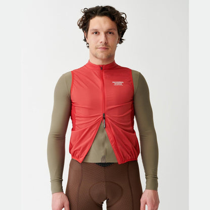 Pas Normal Studios - Mechanism Stow Away Gilet - Deep Red