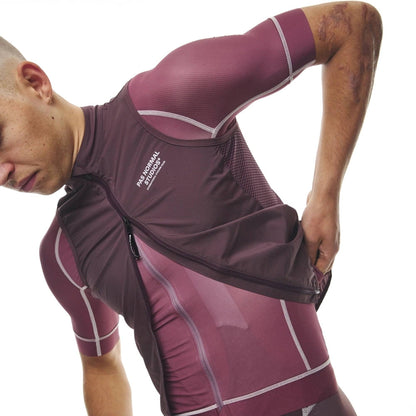 Pas Normal Studios - Mechanism Stow Away Gilet - Light Burgundy