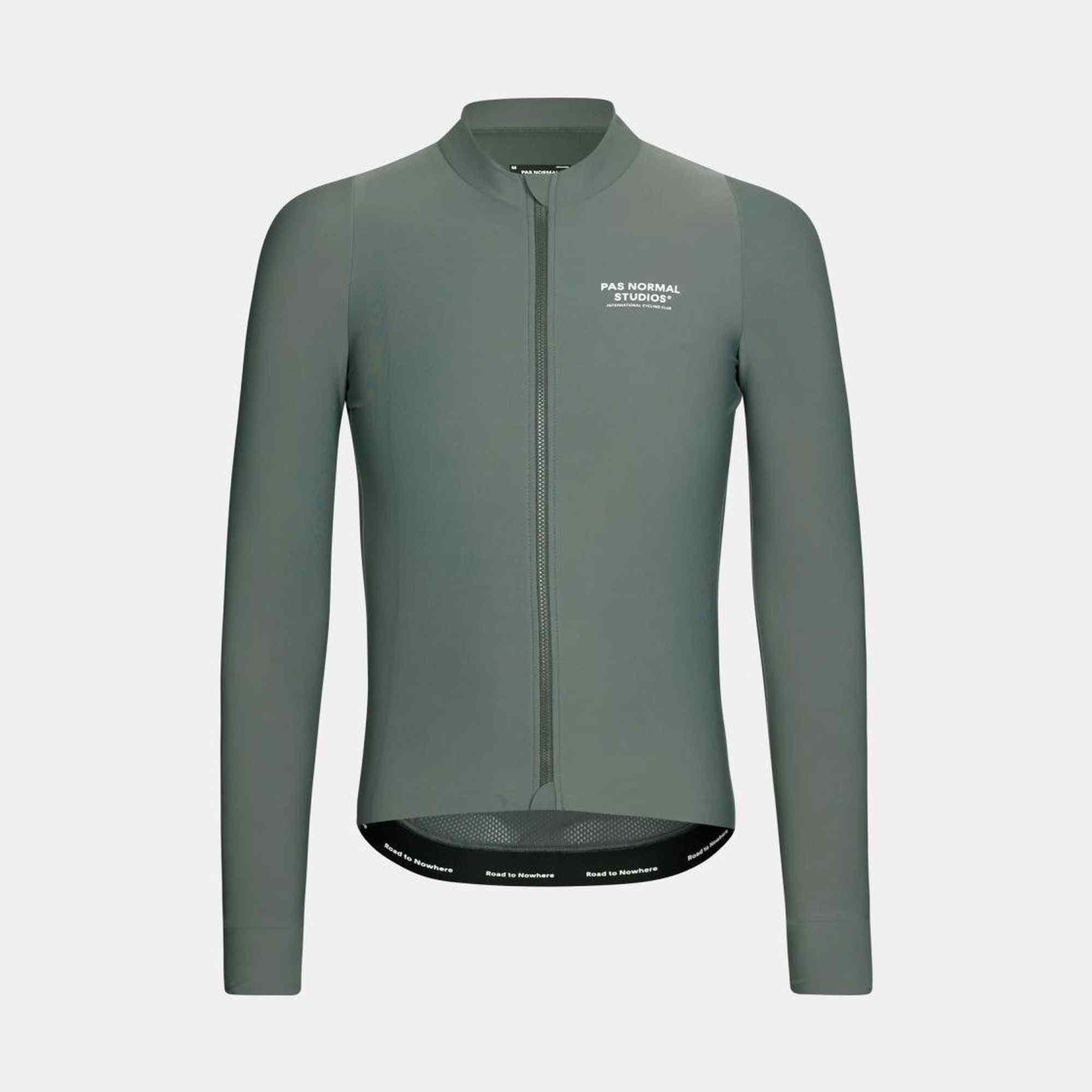 Pas Normal Studios - Men's Mechanism Long Sleeve Jersey - Dark Moss
