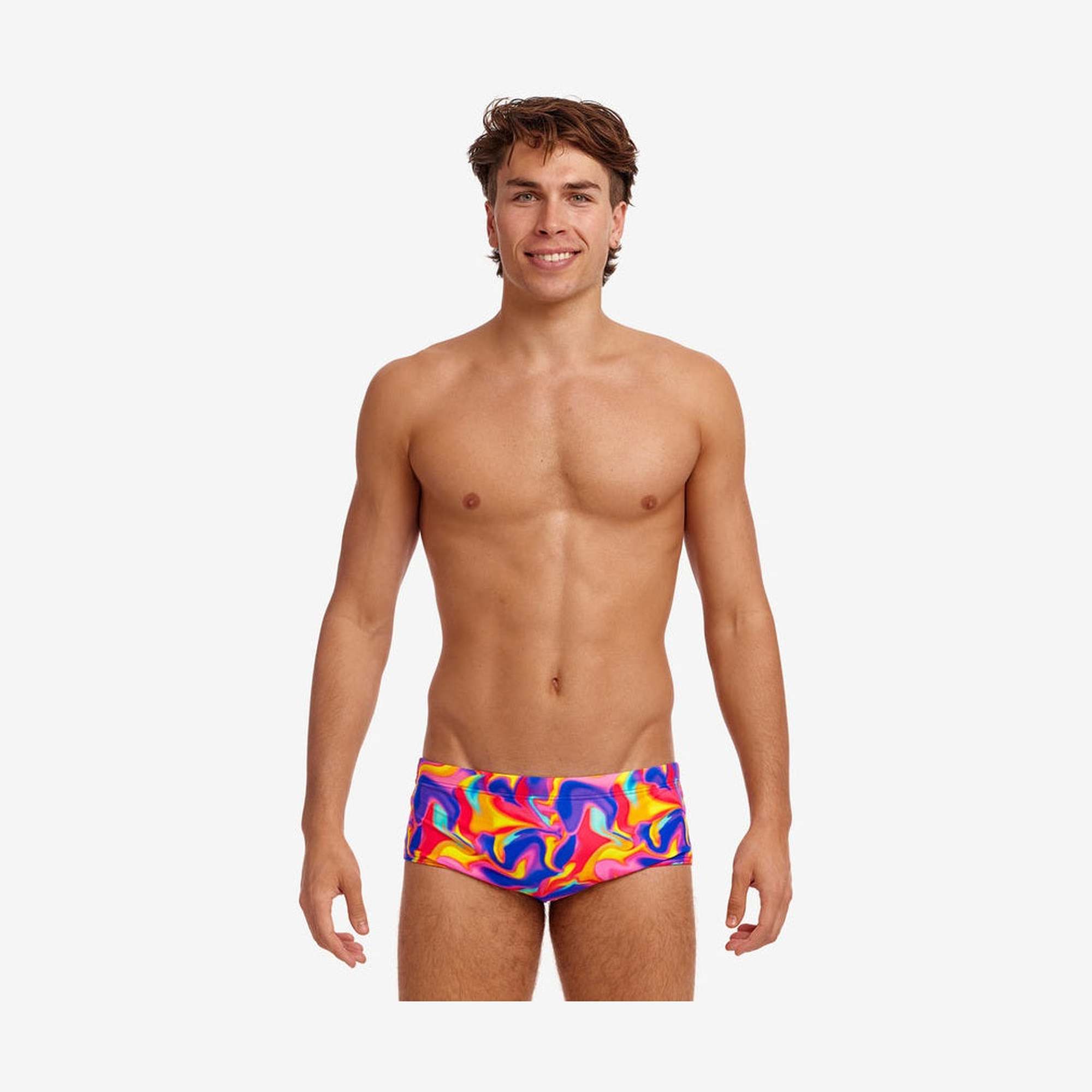 Funky Trunks - Mens Sidewinder Trunks - Summer Swirl