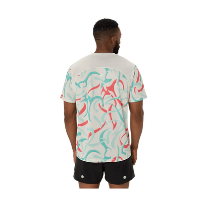 Asics - Road All Over Print SS Top Heren