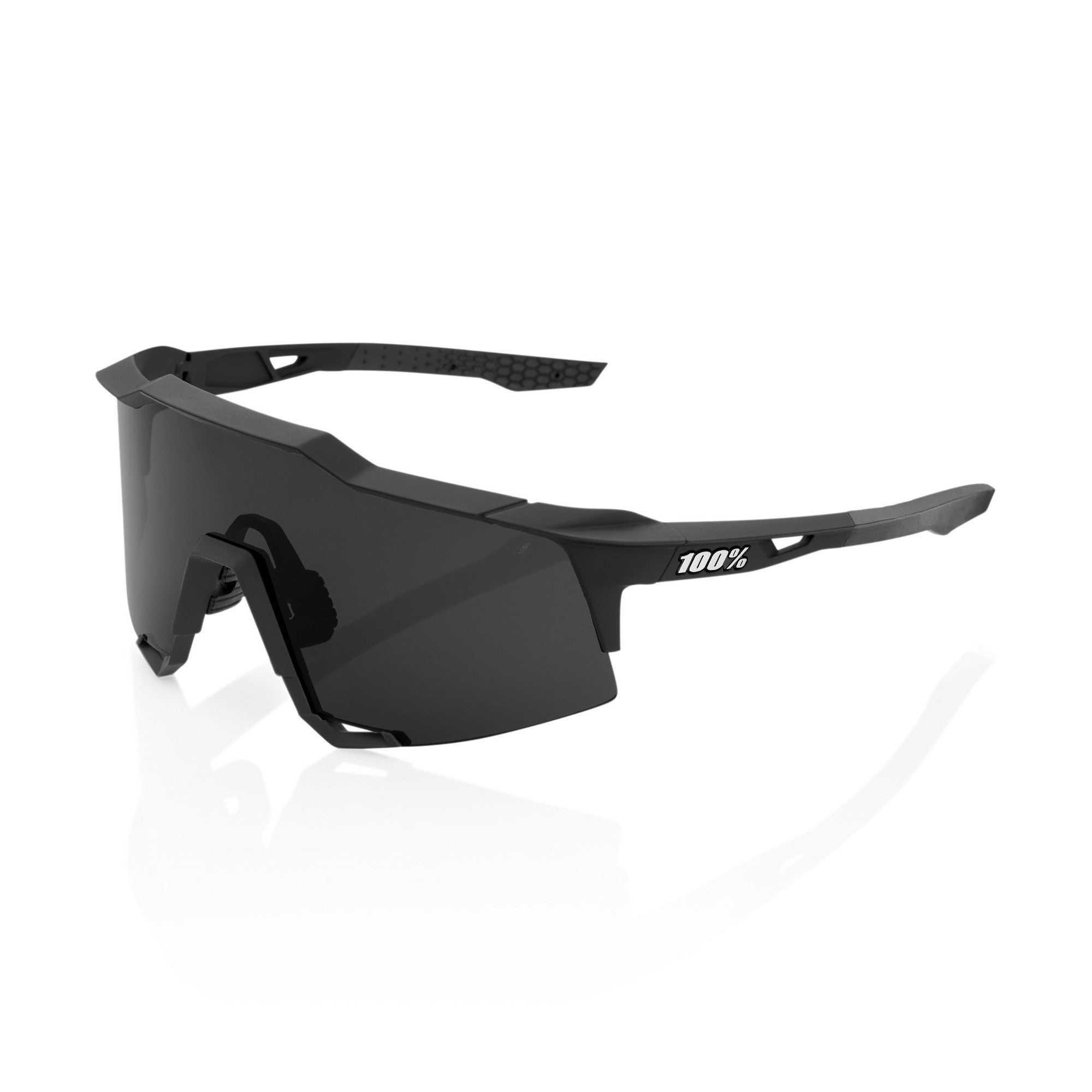 100% - SPEEDCRAFT - Soft Tact Black - Smoke Lens