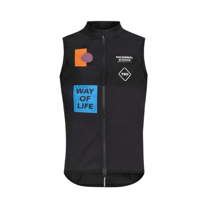 Pas Normal Studios - T.K.O. Mechanism Stow Away Gilet - Black
