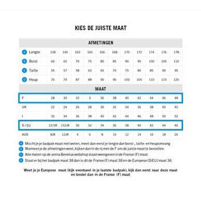 Arena - W Planet Water Challenge Back