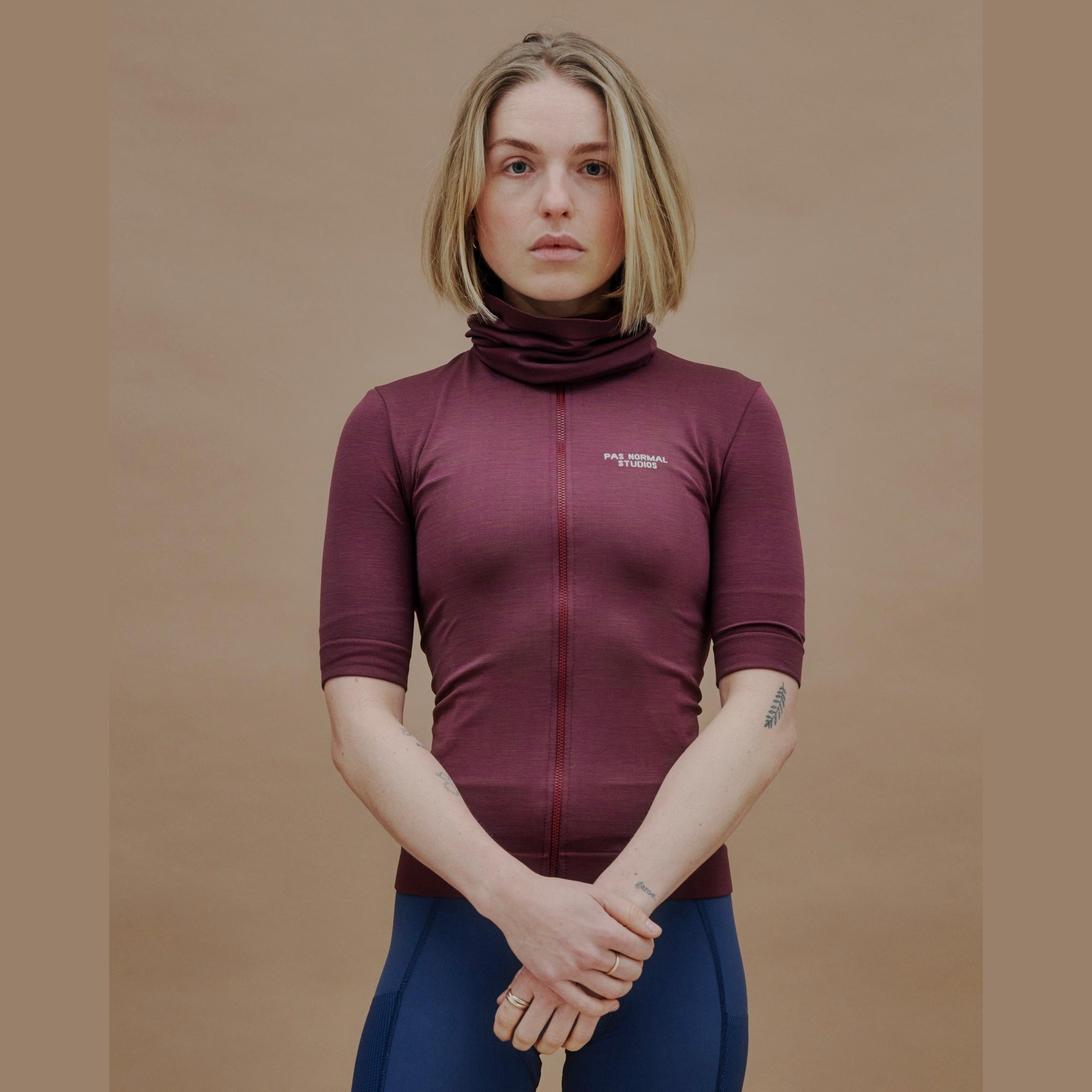 Pas Normal Studios - Women's Escapism Knit Jersey - Dark Red