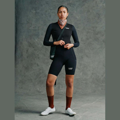 Pas Normal Studios - Women's Escapism Wool Long Sleeve Jersey - Black
