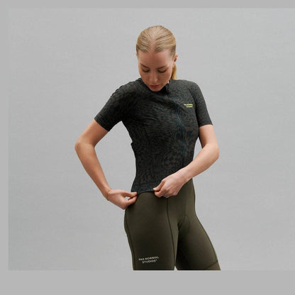 Pas Normal Studios - Women's Essential Jersey - Check Olive Green