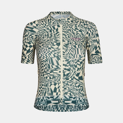 Pas Normal Studios - Women's Essential Jersey - Check Petroleum