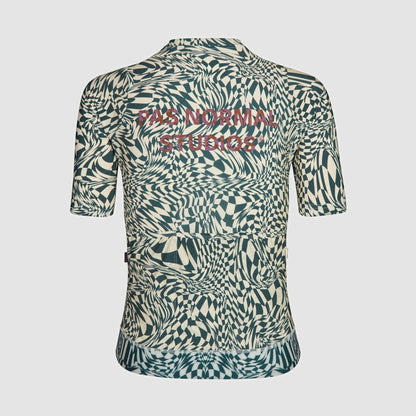 Pas Normal Studios - Women's Essential Jersey - Check Petroleum