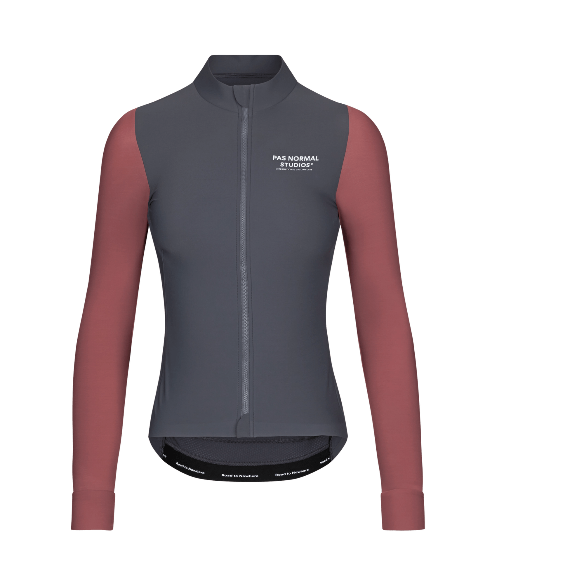 Pas Normal Studios - Women's Mechanism Long Sleeve Jersey - Dark Navy/Dusty Mauve