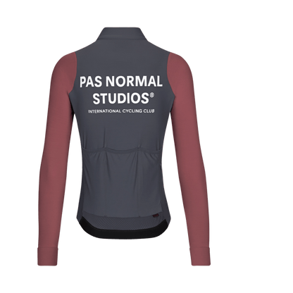 Pas Normal Studios - Women's Mechanism Long Sleeve Jersey - Dark Navy/Dusty Mauve