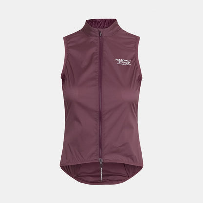 Pas Normal Studios - Women's Mechanism Stow Away Gilet - Light Burgundy