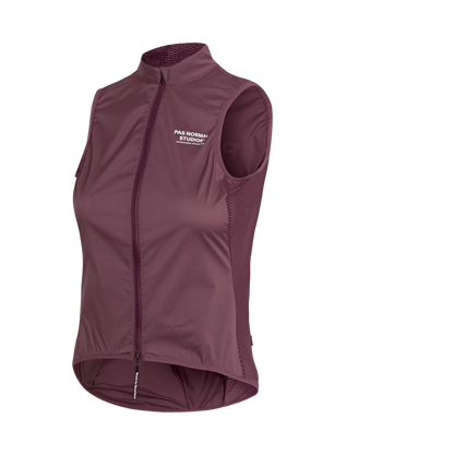 Pas Normal Studios - Women's Mechanism Stow Away Gilet - Light Burgundy