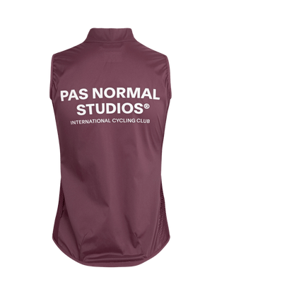 Pas Normal Studios - Women's Mechanism Stow Away Gilet - Light Burgundy