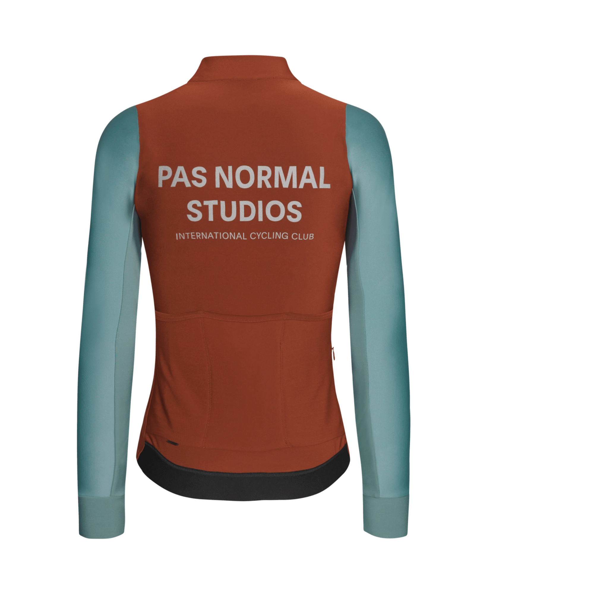 Pas Normal Studios - Women's Mechanism Thermal Long Sleeve Jersey - Mahogany/Dusty Teal