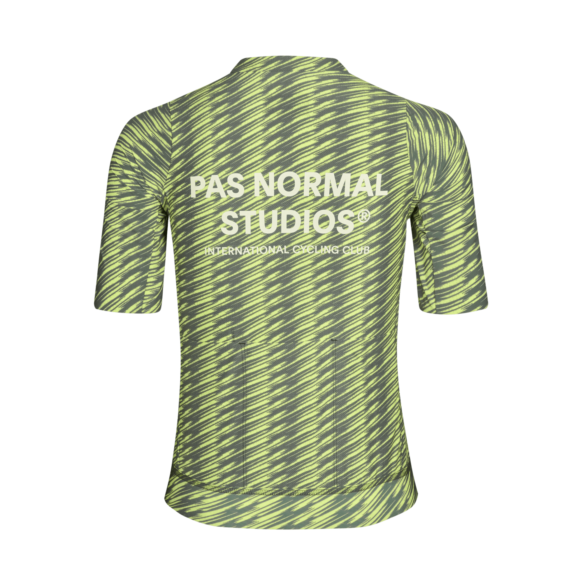 Pas Normal Studios - Women's Solitude Jersey - Dark Moss / Lime Green